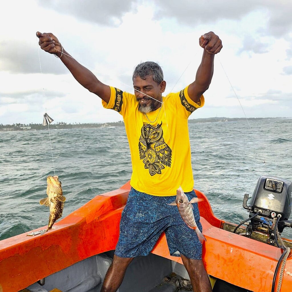 fishing in galle unawatuna sri lanka